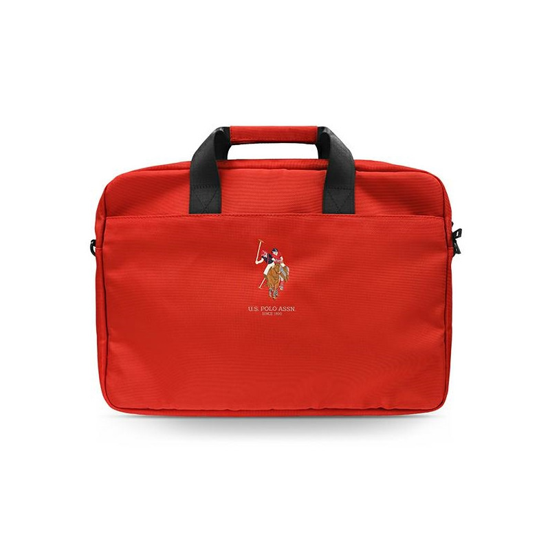 JAV Polo Assn krepšys 16" nešiojamam kompiuteriui - raudona