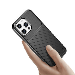 Šarvuotas iPhone 15 Pro Max Thunder dėklas – mėlynas