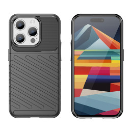 Šarvuotas iPhone 15 Pro Thunder Case – mėlynas