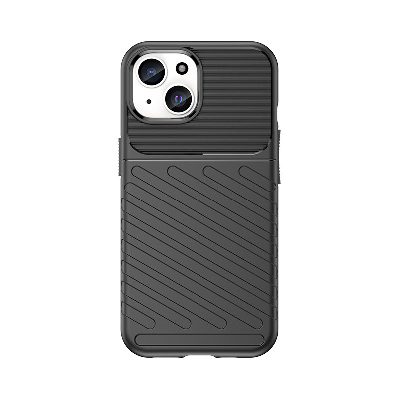 Armored Thunder Case iPhone 15 - juodas