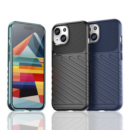 Armored Thunder Case iPhone 15 - juodas
