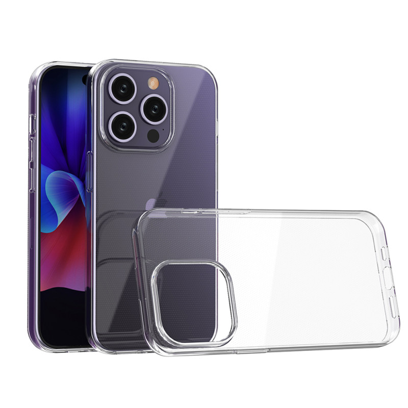 iPhone 15 Pro dėklas iš Ultra Clear serijos, skaidrus
