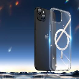Dėklas iPhone 15 Plus su MagSafe Dux Ducis Clin - skaidrus