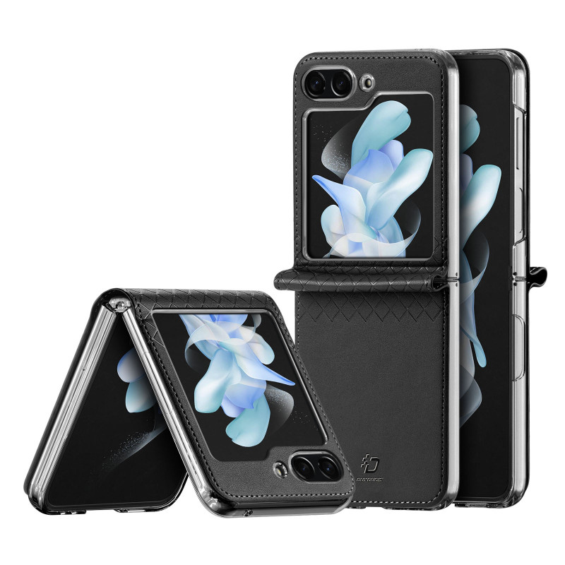 Dux Ducis Bril odinis dėklas Samsung Galaxy Z Flip 5 5G - juodas
