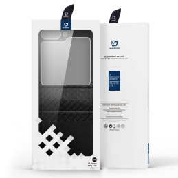 Dux Ducis Bril odinis dėklas Samsung Galaxy Z Flip 5 5G - juodas
