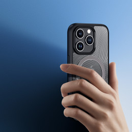 Dux Ducis Aimo Mag dėklas su MagSafe iPhone 15 Pro - juodas