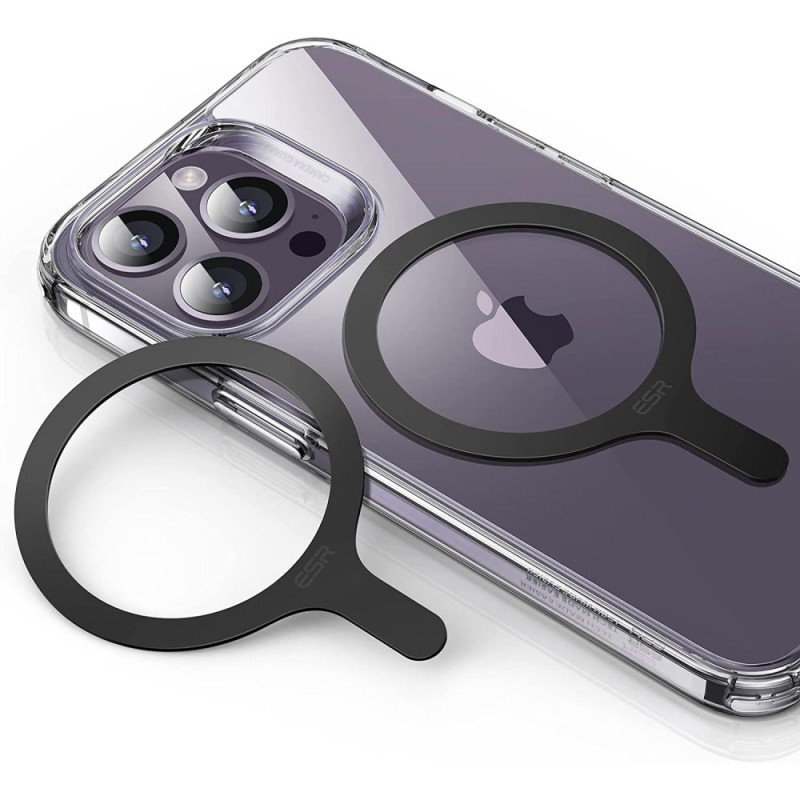 MagSafe ESR Halolock žiedas universalus - juodas 2 vnt.