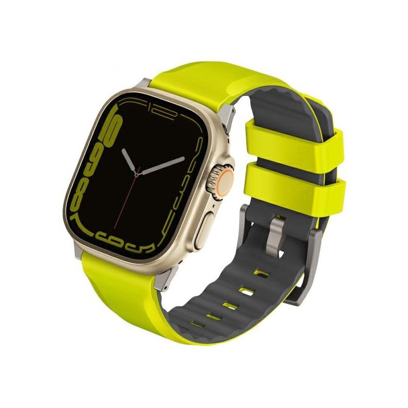 UNIQ Linus Airosoft silikoninis dirželis, skirtas Apple Watch 1/ 2/ 3/ 4/ 5/ 6/ 7/ 8/ SE/ SE2/ Ultra 42/ 44/ 45/ 49mm – ...