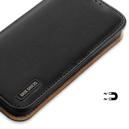 Dux Ducis Hivo RFID blokuojantis piniginės dėklas, skirtas iPhone 15 Plus – juodas