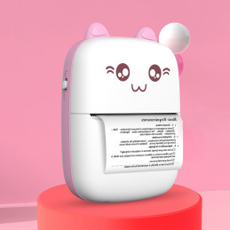 HURC9 mini cat termo spausdintuvas - rožinis