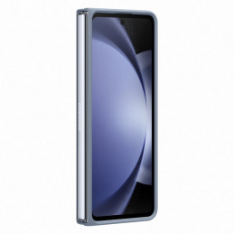 Ekologinės odos dėklas Samsung Galaxy Z Fold 5 - mėlynas