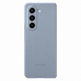 Ekologinės odos dėklas Samsung Galaxy Z Fold 5 - mėlynas