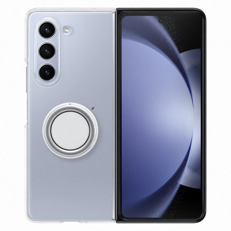 Gadget Case silikoninis dėklas, skirtas Samsung Galaxy Z Fold 5 - skaidrus