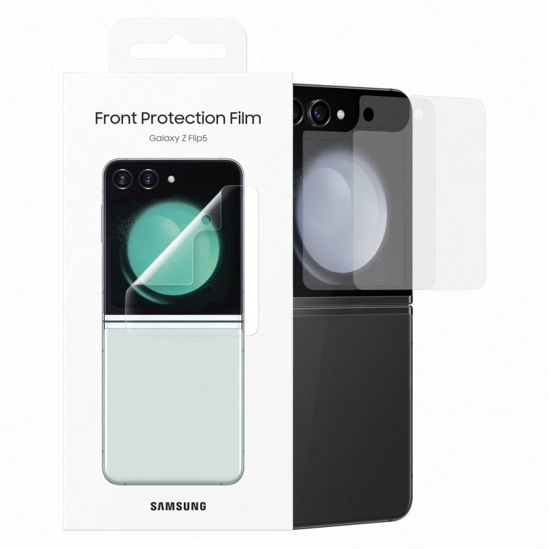 Apsauginė folija priekiniam Samsung Galaxy Z Flip 5 ekranui – skaidri
