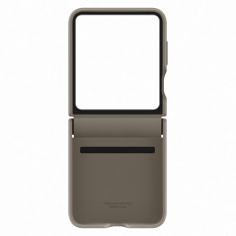 Ekologinės odos dėklas Samsung Galaxy Z Flip 5 - rudas