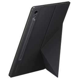 Dėklas su atvartu ir stovu Samsung Galaxy Tab S9 Smart Book Cover - juodas