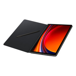 Dėklas su atvartu ir stovu Samsung Galaxy Tab S9 Smart Book Cover - juodas