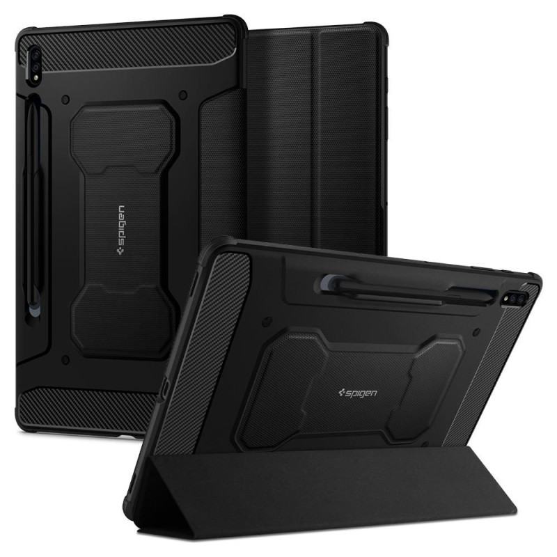 Spigen Rugged Armor Pro dėklas, skirtas Samsung Galaxy Tab S7 / S8 11& 39 & 39 - juodas
