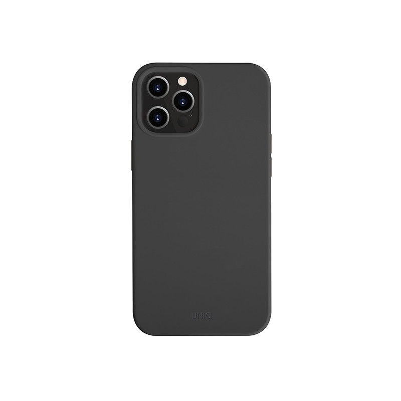 Uniq Lino Hue dėklas, skirtas iPhone 12 Pro Max - juodas