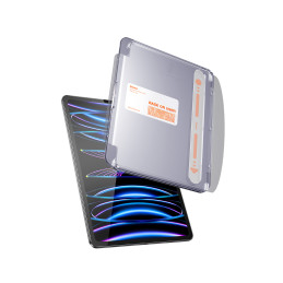 Baseus Crystal grūdintas stiklas skirtas iPad Pro 12.9& 39 & 39 (2018/ 2020/ 2021/ 2022) + montavimo komplektas - skaidr...