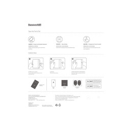 Baseus Crystal grūdintas stiklas iPad Mini 6 8.3& 39 & 39 + montavimo komplektas - skaidrus