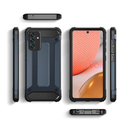 Hybrid Armor šarvuotas hibridinis dėklo dangtelis, skirtas Samsung Galaxy A72 4G juodas