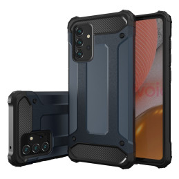 Hybrid Armor šarvuotas hibridinis korpuso dangtelis, skirtas Samsung Galaxy A72 4G mėlynas