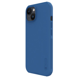 Nillkin Super Frosted Shield Pro sustiprintas dėklas iPhone 15 - mėlynas