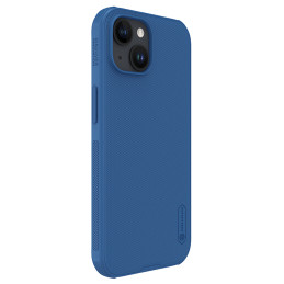 Nillkin Super Frosted Shield Pro sustiprintas dėklas iPhone 15 - mėlynas