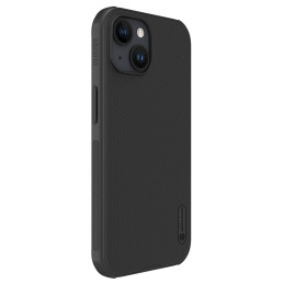 Nillkin Super Frosted Shield Pro sustiprintas dėklas iPhone 15 - juodas
