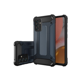 Hybrid Armor šarvuotas hibridinis dėklo dangtelis, skirtas Samsung Galaxy A72 4G sidabras