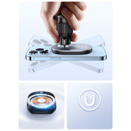 2in1 MagSafe Ugreen CD345 indukcinis įkroviklis automobiliui, skirtas kabinai/ langui/ vėdinimo angai - juodas