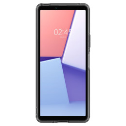 „Spigen Ultra Hybrid“ dėklas, skirtas „Sony Xperia 10 V“ - tamsiai pilkas („Zero One“ raštas)