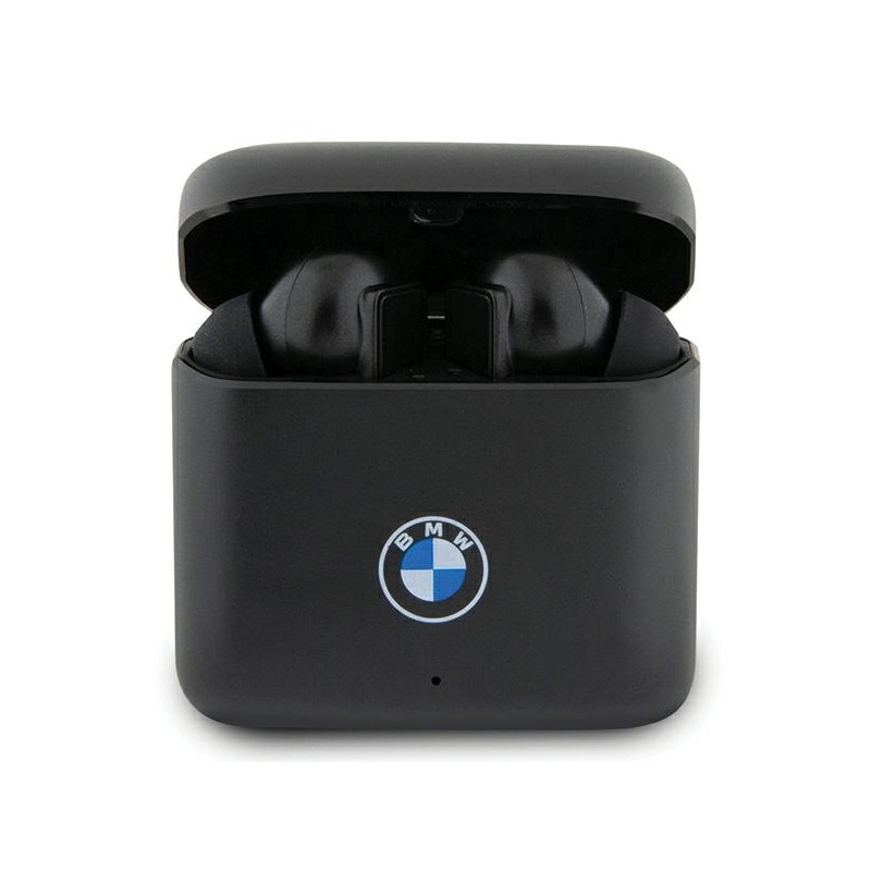 BMW Signature TWS Bluetooth ausinės + dokas - juodos spalvos