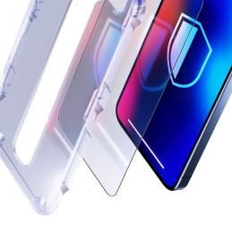 3mk Comfort Set 4 in 1, skirtas iPhone 14 – dėklas, 2x stiklas, aplikacijos rėmelis