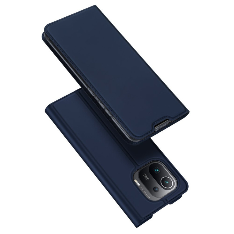 DUX DUCIS Skin Pro dėklo dėklo dangtelis su atvartu, skirtas Xiaomi Mi 11 Pro mėlynai