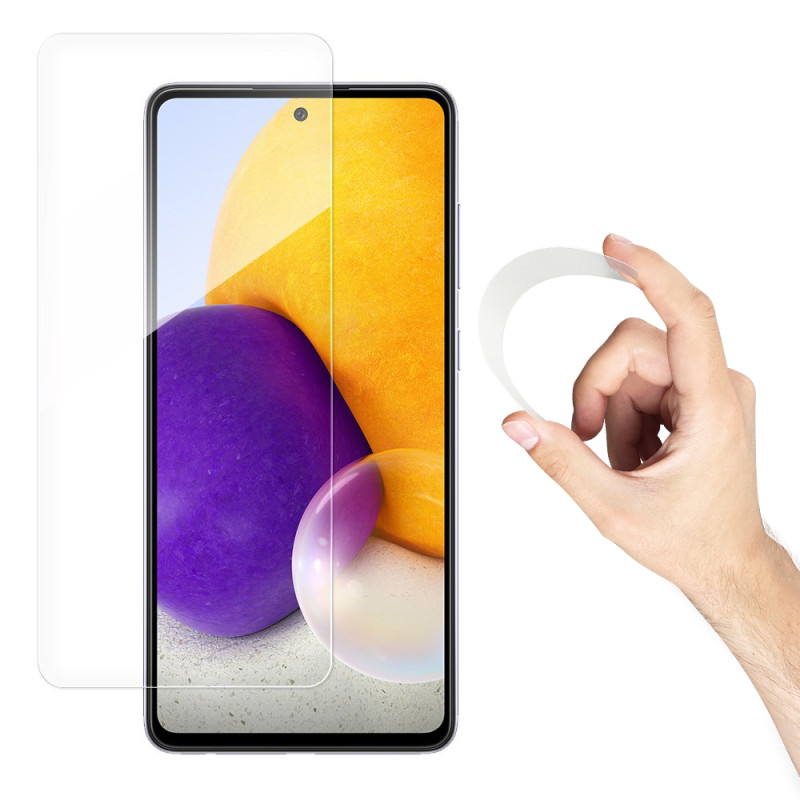 Wozinsky Nano Flexi hibridinis lankstus stiklo plėvelės grūdintas stiklas, skirtas Samsung Galaxy A72 4G