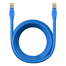 Baseus High Speed Cat 6 RJ-45 1000Mb/ s Ethernet kabelis 5m apvalus - mėlynas
