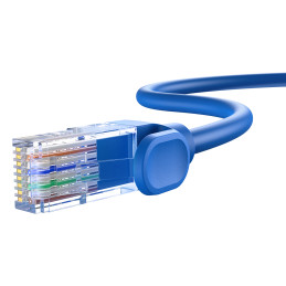 Baseus High Speed Cat 6 RJ-45 1000Mb/ s Ethernet kabelis 5m apvalus - mėlynas