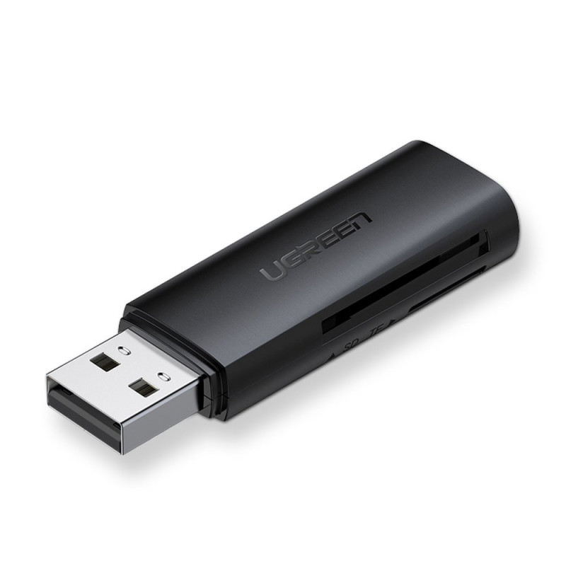 Ugreen CM264 USB 3.0 SD/ TF kortelių skaitytuvas – juodas