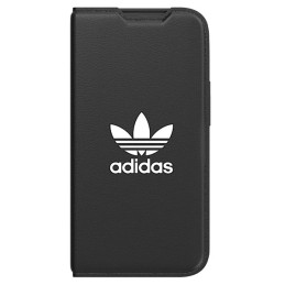 Adidas OR Booklet Case BASIC dėklas skirtas iPhone 14 Pro - juodai baltas