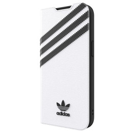 Adidas OR Booklet Case PU iPhone 13 - balta ir juoda