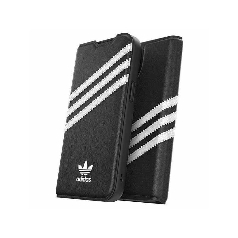 Adidas OR Booklet Case PU, skirtas iPhone 14 - juodai baltas