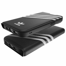 Adidas OR Booklet Case PU, skirtas iPhone 14 - juodai baltas