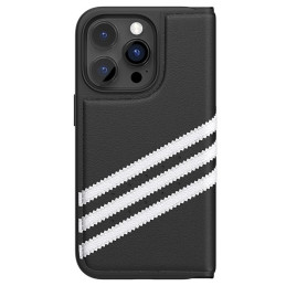 Adidas OR Booklet Case PU, skirtas iPhone 14 Pro – juodai baltas
