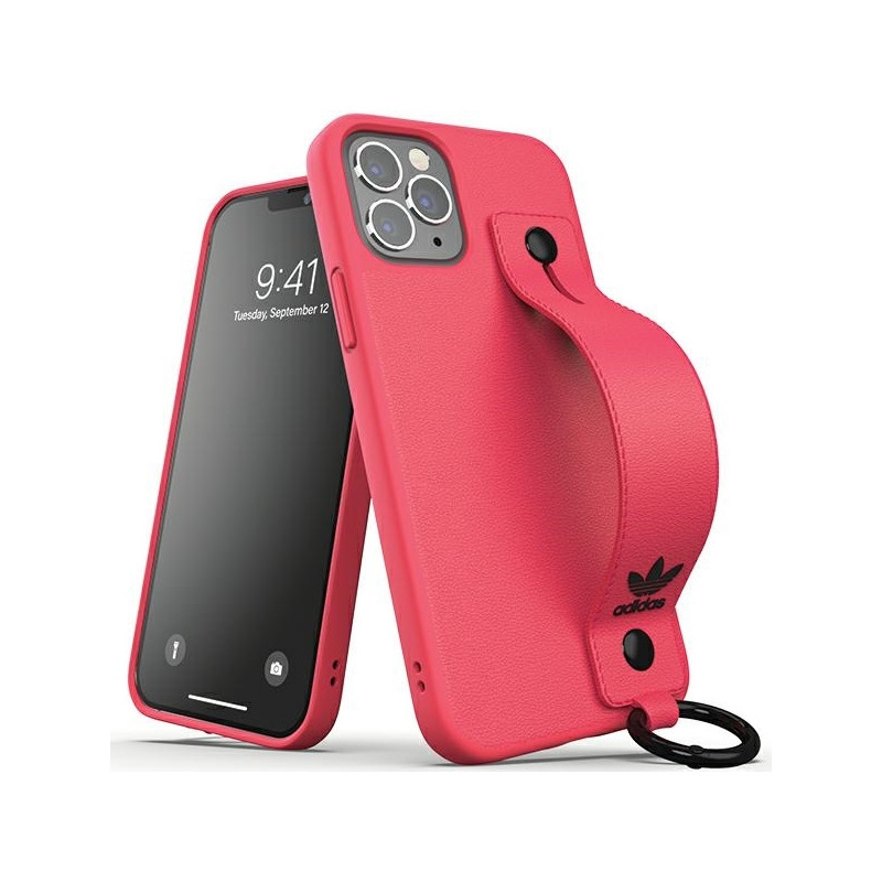 Adidas OR Hand Strap Case iPhone 12 / iPhone 12 Pro - rožinė