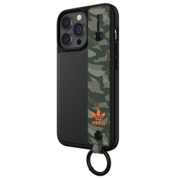 Adidas OR Hand Strap Case iPhone 13 Pro / iPhone 13 - juoda ir žalia