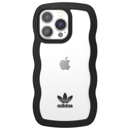 Adidas OR Wavy Case iPhone 13 Pro / iPhone 13 - juodas ir skaidrus