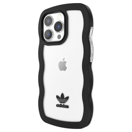 Adidas OR Wavy Case iPhone 13 Pro / iPhone 13 - juodas ir skaidrus