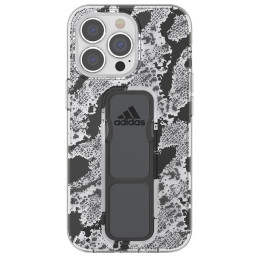 Adidas SP Clear Grip Case iPhone 13 / iPhone 13 Pro - juoda ir pilka